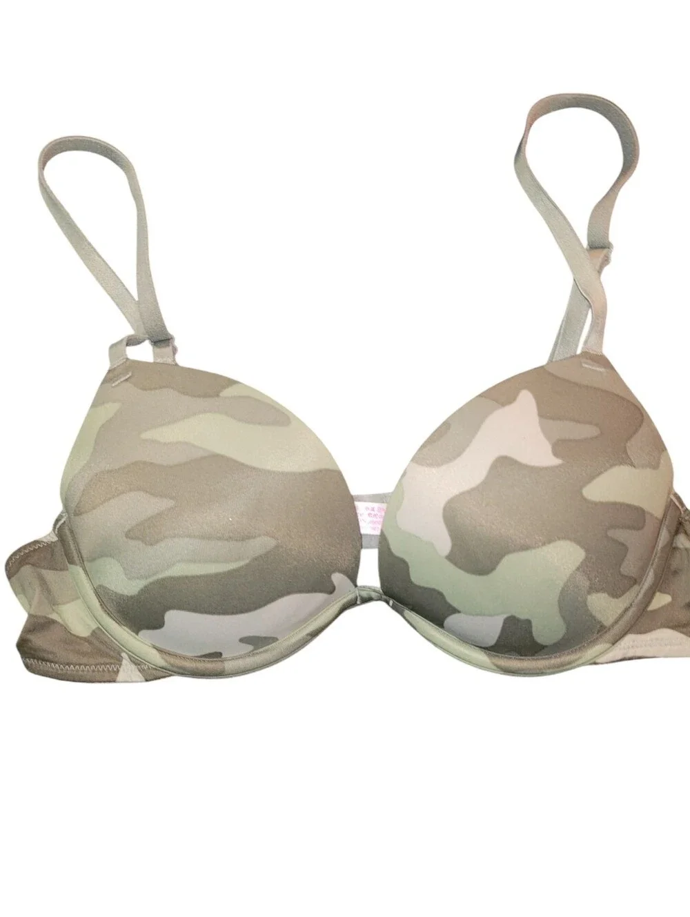 PINK VICTORIA'S SECRET CAMO BRA SIZE 32 C